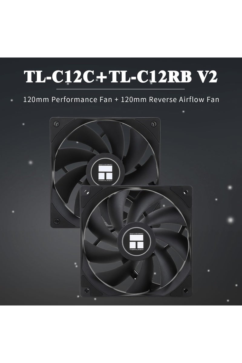 ثيرمالرايت مبرد وحدة المعالجة المركزية Thermalright Assassin X 120R SE Plus، 4 أنابيب حرارية مقاس 6 مم، سرعة 1550 دورة في الدقيقة، مروحة هادئة 120 مم PWM مع محمل S-FDB، متوافق مع AMD AM4 AM5/Intel 1700/1150/1151/1200، مبرد وحدة المعالجة المركزية للكمبيوتر - Image 4