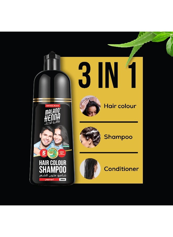 BSY Malano Henna Hair Color – Natural Black – 180Ml - Image 4