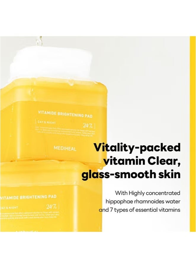 ميدي هيل ضمادة تفتيح فيتامينات، تحتوي على نيكوتيناميد، ضمادات قطنية مربعة لتونر الوجه، ضمادات معززة لإشراقة الوجه، ضمادات شفافة مضادة لعيوب الوجه - ١٠٠ ضمادة - Image 2