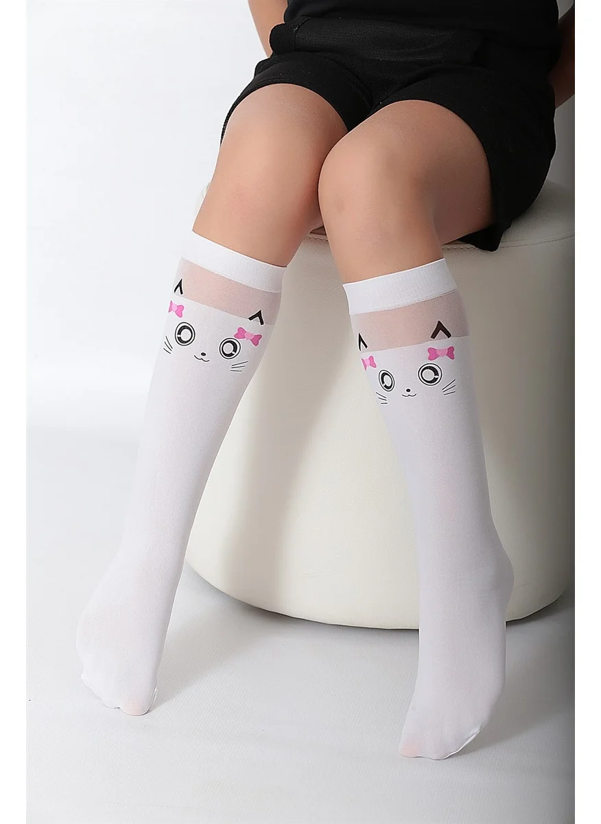دايمود Cotton Kids Knee High Socks
