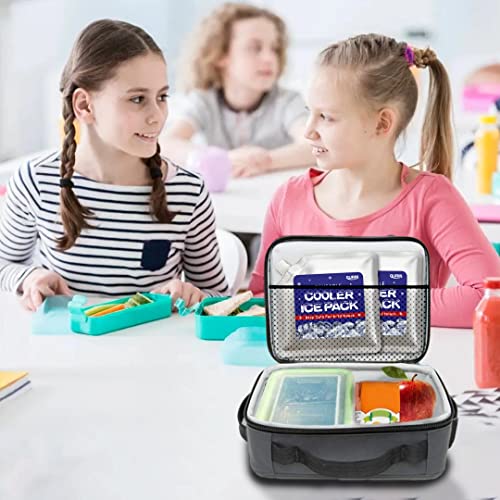 GURIN Reusable Ice Packs for Lunch Box, Bag, or Backpack Coolers - Cold Up to 8-12 Hours Long Lasting for Camping Picnic, Outdoor Activities, Food Delivery - Pack of 5 - Image 3