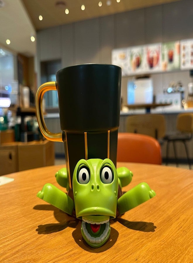 JOD® Turtle Cup Holder,Turtle Coaster with Funny Expression, Cup Holder with Liftable Limbs & Expressive Face for Turtles,Tortoise Lover Gag Gifts Home Decor(Light Green) - Image 2