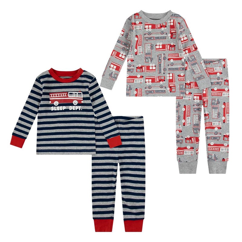 HUGGIES Long Sleeve Pajama 4-Piece Set - Image 1