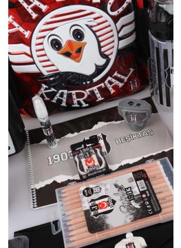 Beşiktaş New Season Licensed "Baby Eagle" Kindergarten Bag, Lunch Box, 500 Ml Water Bottle and Full Stationery Set  - Image 5