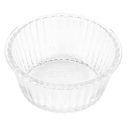 Get G.E.T. ER-404-CL 4 oz. Fluted Ramekin, Break Resistant, San, Clear (Pack of 12) - Image 1