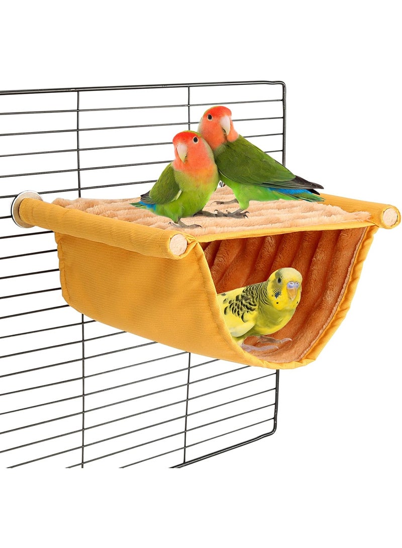 Soofam Bird Nest Bed Hanging Hammock Snuggle Hut Parrot House Tent Toy Bird Cage Perch for Parakeet Budgies Cockatiels Lovebird Cockatoo Finch Hamster Chinchilla Guinea Pig - Image 1