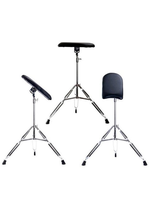 Tattoo Shelf Bracket Rest Stand Silver/Black