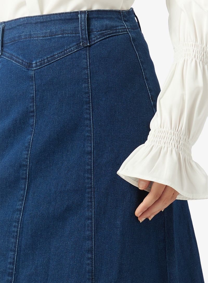 ELLA Denim A-line Skirt - Image 4