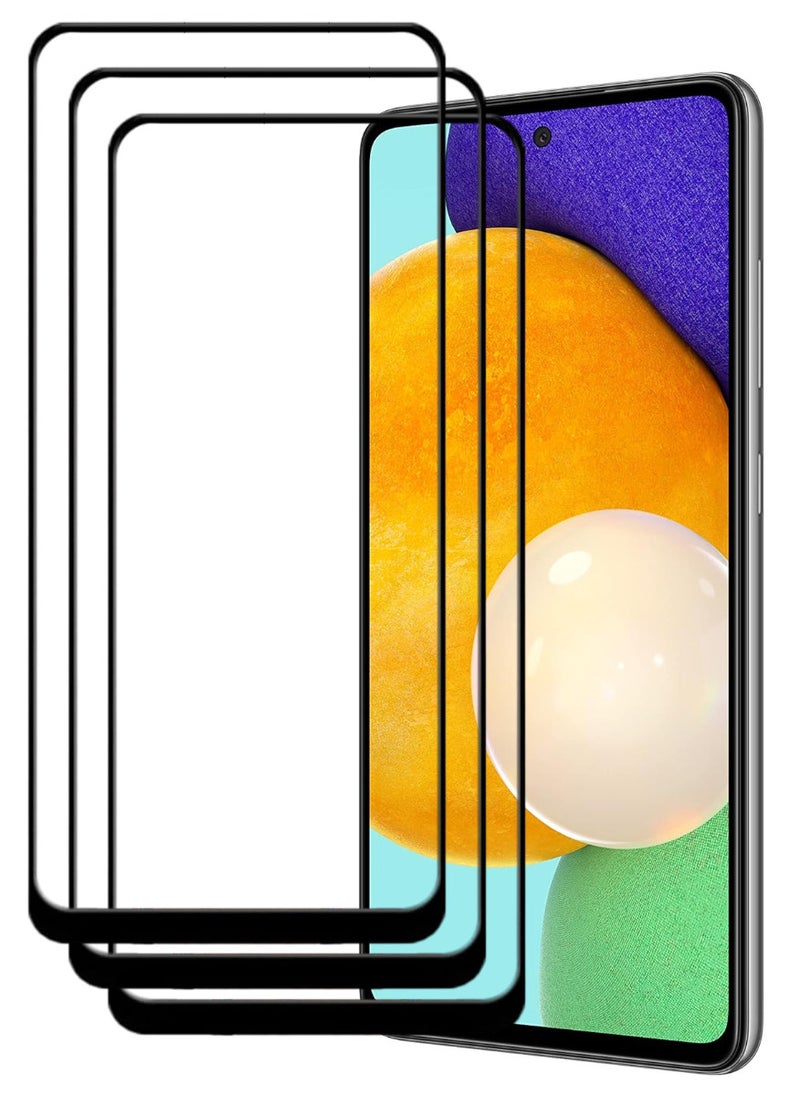 ACLIX 3 Pieces Antistatic ESD Dustproof Premium Quality High Definition Tempered Glass Screen Protector Designed For Samsung Galaxy A52 5G - Image 1