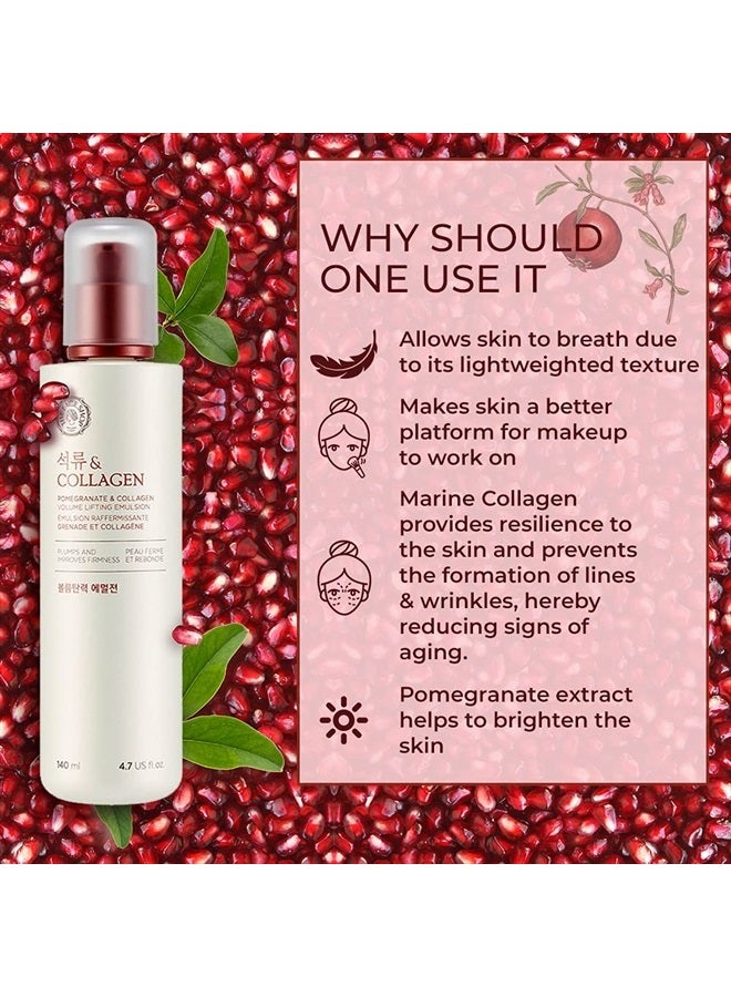 Haryali London Pomegranate & Collagen Volume Lifting Emulsion | Deep Revitalizing Emulsion for Moisture Barrier Strengthening | Plump & Smoothen Your Skin, 4.7 Fl Oz - Image 4