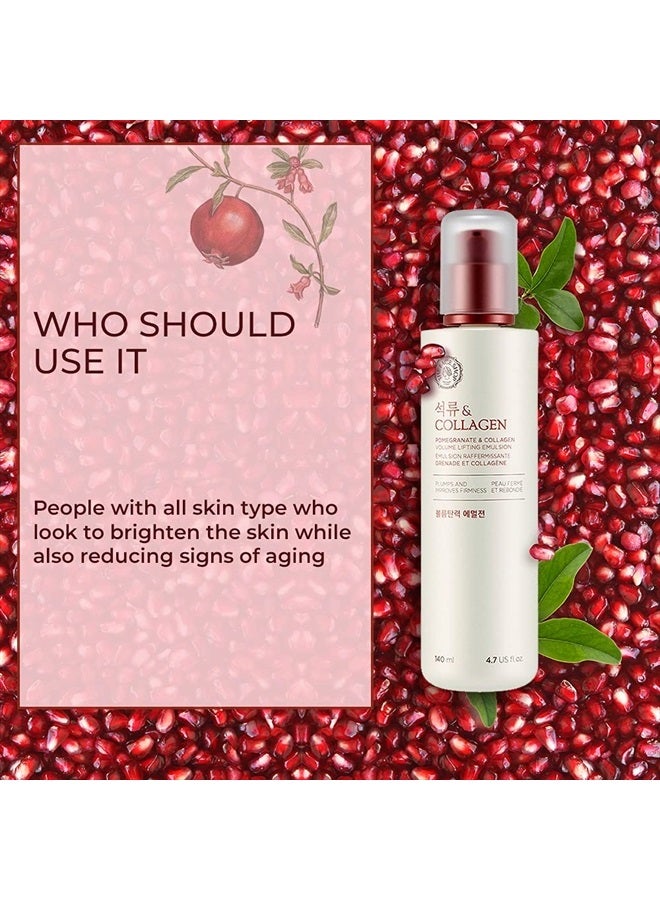 Haryali London Pomegranate & Collagen Volume Lifting Emulsion | Deep Revitalizing Emulsion for Moisture Barrier Strengthening | Plump & Smoothen Your Skin, 4.7 Fl Oz - Image 5