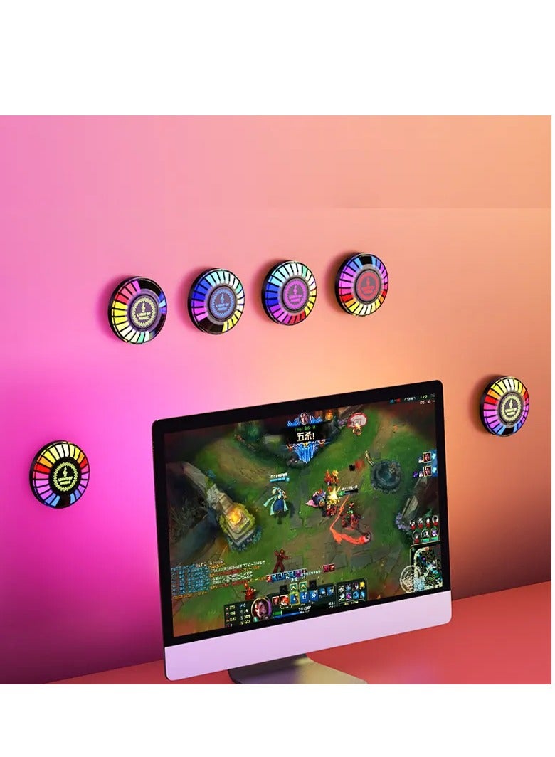 F6 سيارة الروائح RGB إيقاع الإضاءة السيارات التحكم في الصوت مصباح السيارة المحيطة الموسيقى لاقط Led أضواء الموسيقى - Image 3