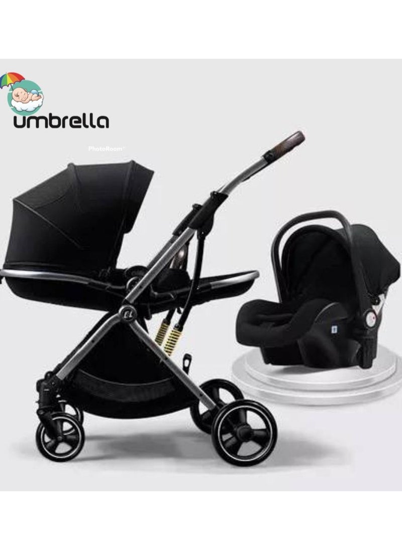 umbrella Stroller Umbrella X9 Baby 4 in 1 Street Stroller and Rocking Car Chair  - Image 1
