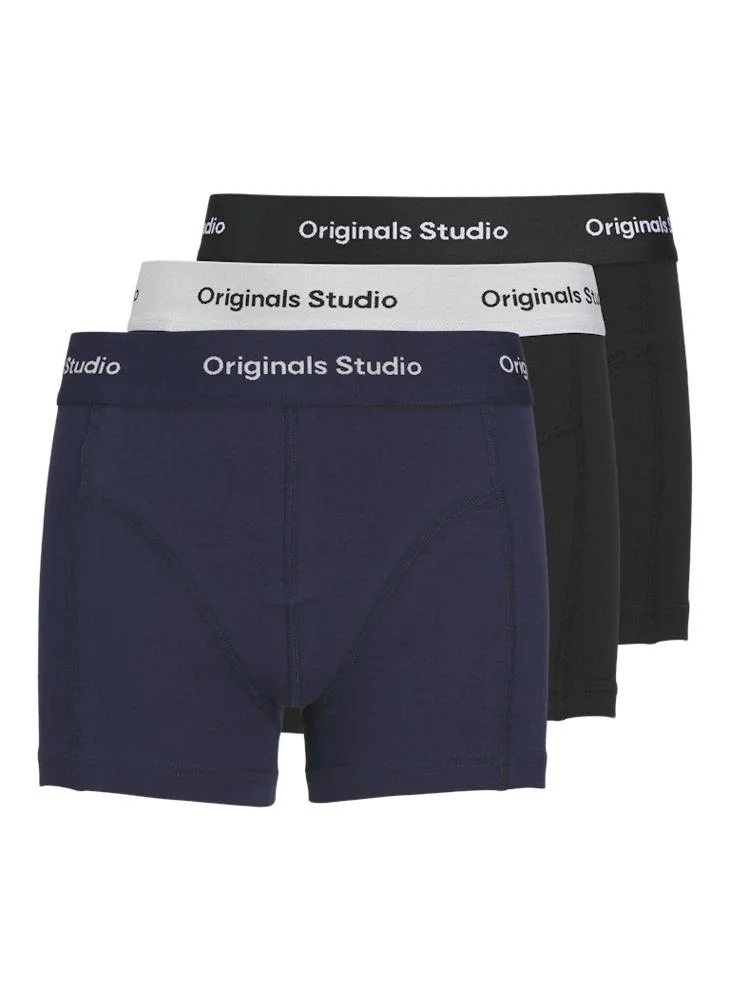 جاك وجونز جونيور Youth 3 Pack Logo Boxer