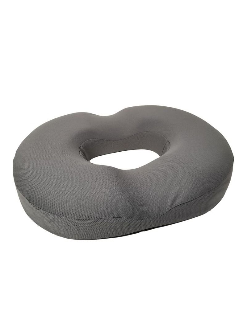 3 اكس ار وسادة المقعد على شكل دونات لكرسي السيارة والمكتب المنزلي ، وسادة من الإسفنج الميموري المحاطة على شكل دونات قطعة واحدة - Image 3