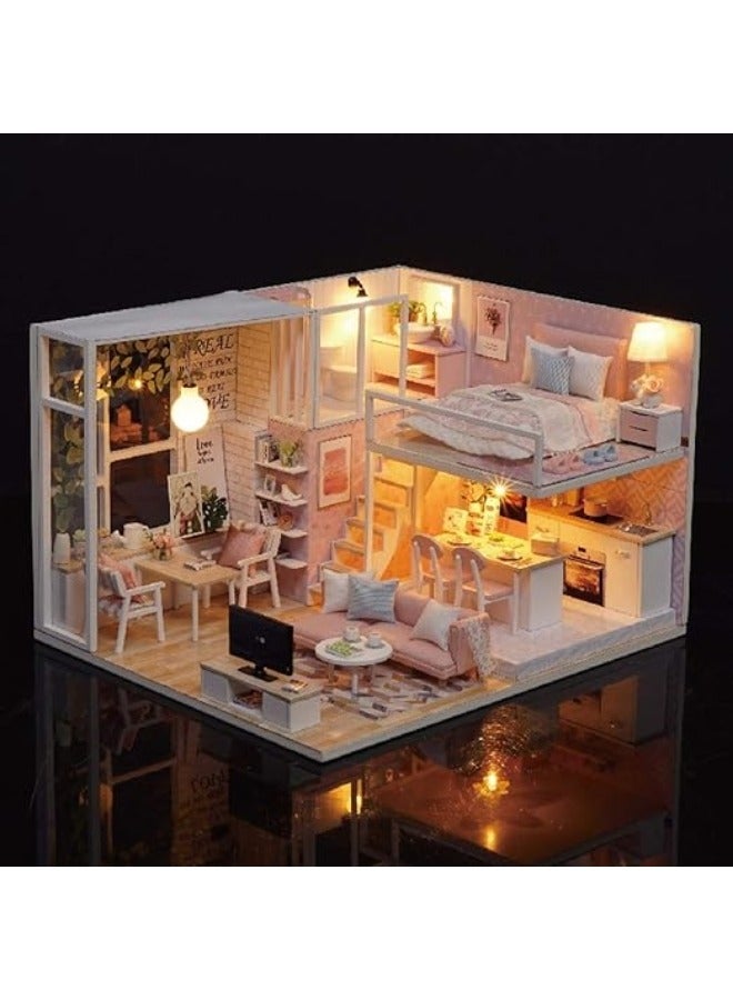 Diy Cabin Model Wooden Hand-assembled Toy Set Creative Birthday Gift - Image 2