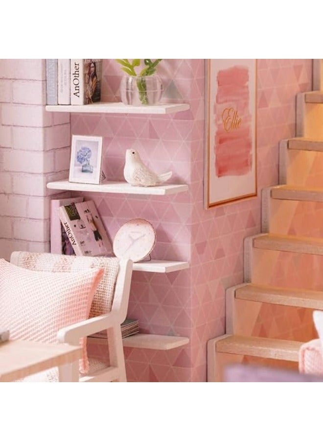 Diy Cabin Model Wooden Hand-assembled Toy Set Creative Birthday Gift - Image 4