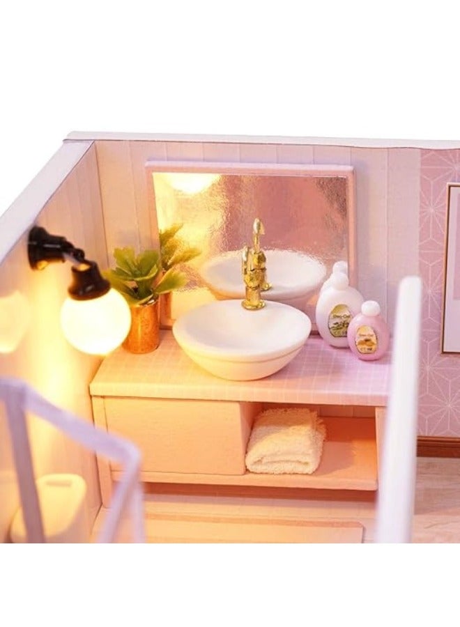 Diy Cabin Model Wooden Hand-assembled Toy Set Creative Birthday Gift - Image 5