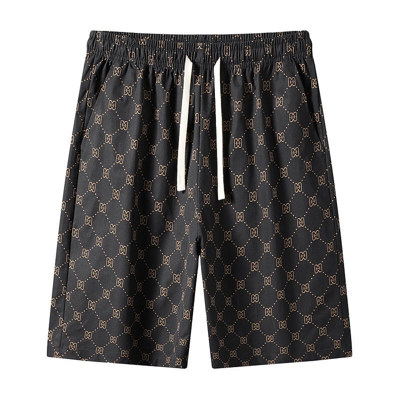 Casual Shorts Men'S Printed Thin Loose 2023 Sports Shorts Fashion Brand All-Match Cropped Pants - Image 4