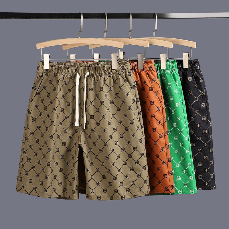 Casual Shorts Men'S Printed Thin Loose 2023 Sports Shorts Fashion Brand All-Match Cropped Pants - Image 2