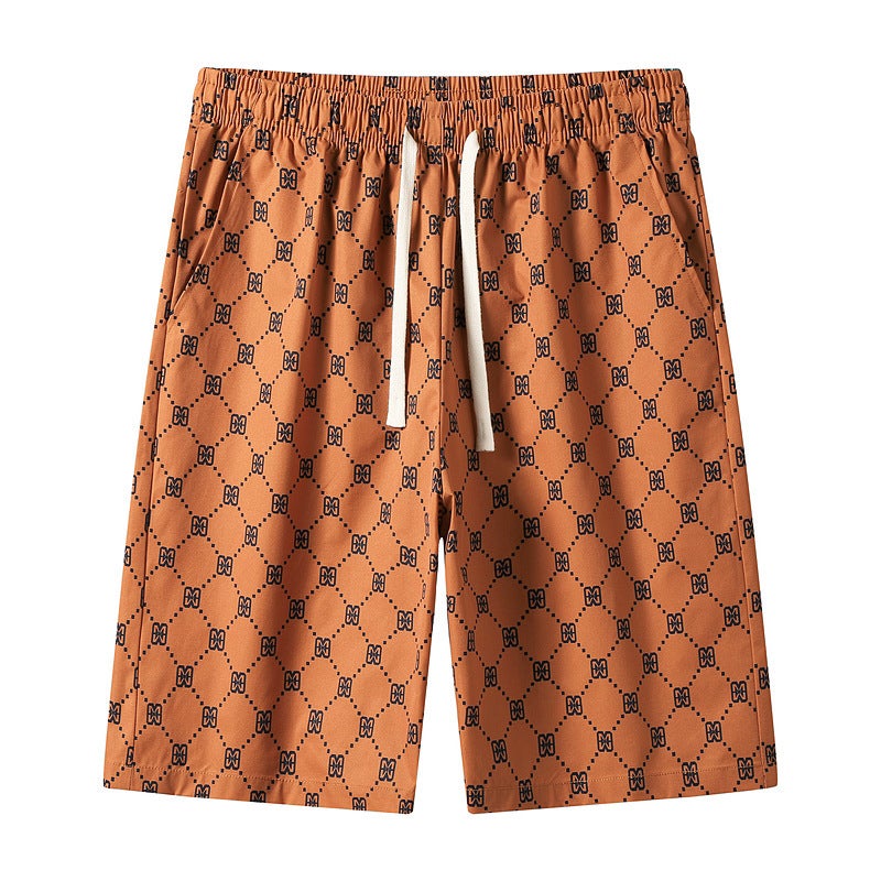 Casual Shorts Men'S Printed Thin Loose 2023 Sports Shorts Fashion Brand All-Match Cropped Pants - Image 5