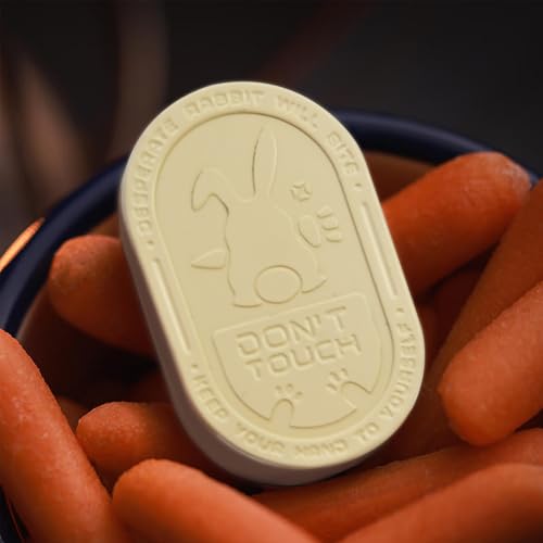 HIDEDC Desperate Rabbit Fidget Slider Metal Fidget Toys Adults Haptic Coin Infinite Rotation Push EDC Fidget Toys Sensory Toy Executive Desk Toy for Keep Focus Stress Relief Peek White - Image 1
