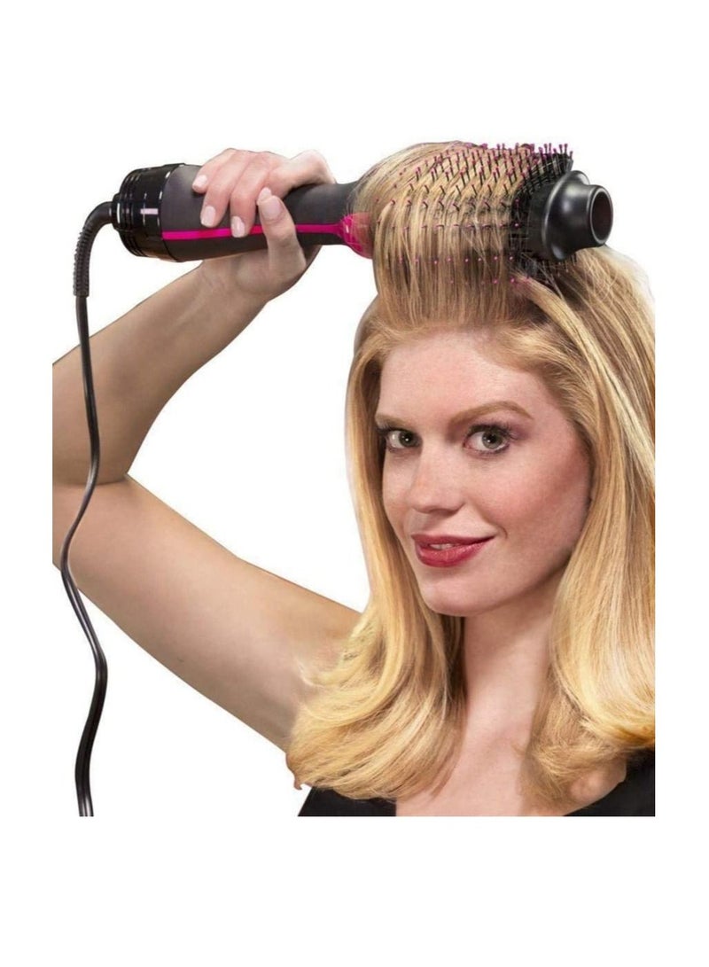 2 in 1 Multifunctional Hair Dryer Volumizer Rotating Hot Hair Brush Curler Roller Rotate Styler Comb Styling Curling Iron - Image 1