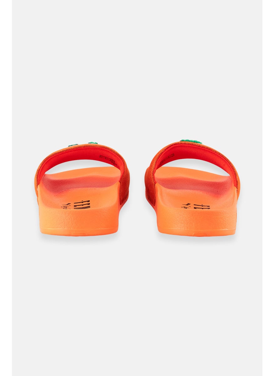 PUMA - Kids Boy X Fenty Leadcat Fenty Slides, Scarlet Ibis - Image 1