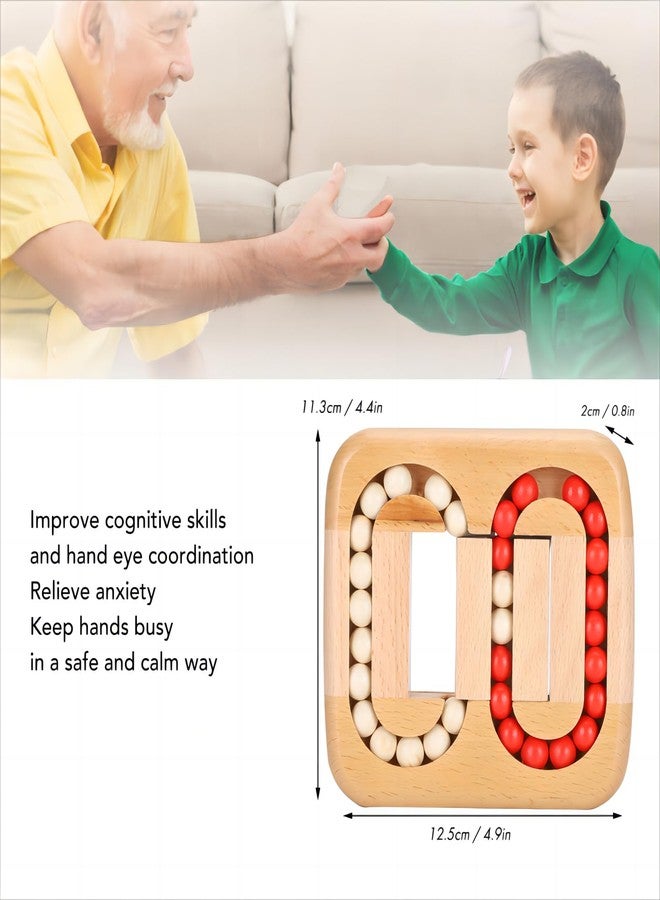 TNBUENO Dementia Games, Wooden Tile Brain Maze Game for Seniors Older Adults, Easy Puzzle Toys for Alzheimer's, Planar Toys Brain Logic Activities Products for Elderly, Gifts for Adults with Dementia - Image 3