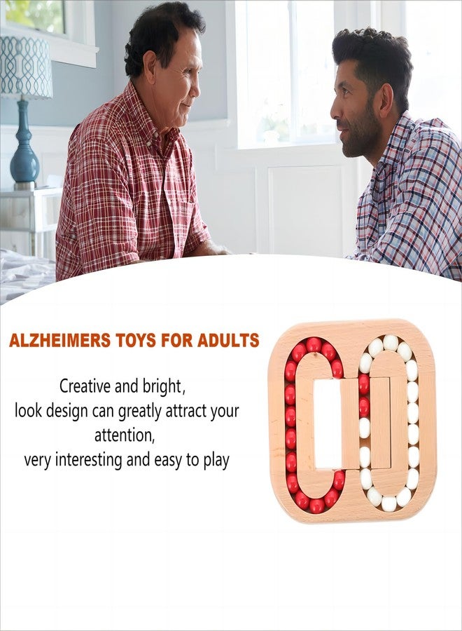 TNBUENO Dementia Games, Wooden Tile Brain Maze Game for Seniors Older Adults, Easy Puzzle Toys for Alzheimer's, Planar Toys Brain Logic Activities Products for Elderly, Gifts for Adults with Dementia - Image 2