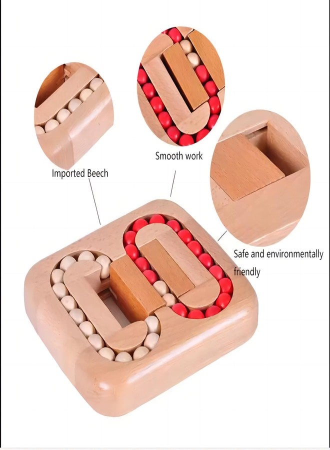 TNBUENO Dementia Games, Wooden Tile Brain Maze Game for Seniors Older Adults, Easy Puzzle Toys for Alzheimer's, Planar Toys Brain Logic Activities Products for Elderly, Gifts for Adults with Dementia - Image 5