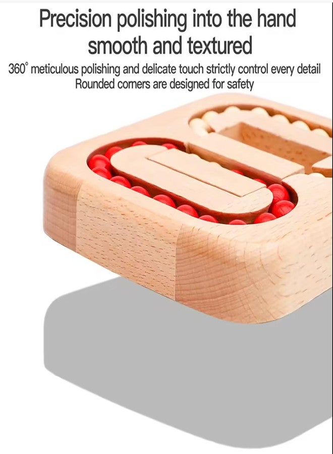 TNBUENO Dementia Games, Wooden Tile Brain Maze Game for Seniors Older Adults, Easy Puzzle Toys for Alzheimer's, Planar Toys Brain Logic Activities Products for Elderly, Gifts for Adults with Dementia - Image 4