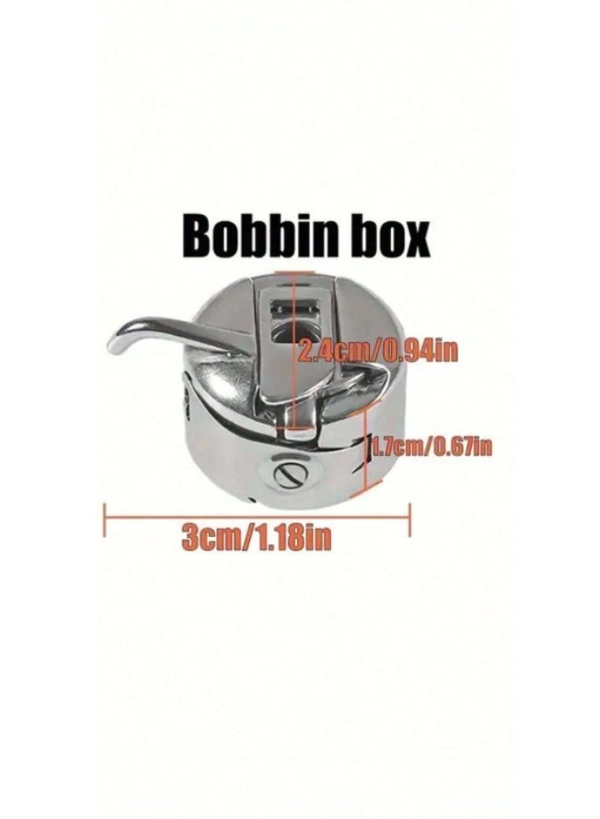 1pc Stainless Steel Bobbin Case Compatible with Singer, Brother, and All Front Loading One Size Sewing Machines - Image 2