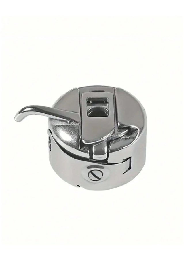 1pc Stainless Steel Bobbin Case Compatible with Singer, Brother, and All Front Loading One Size Sewing Machines - Image 1