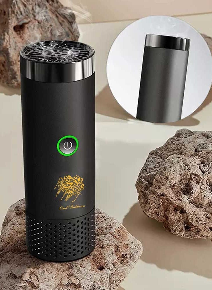 عود بخوان مشط بخور كهربائي جديد قابل لإعادة الشحن USB مبخرة فاخرة  - Image 3