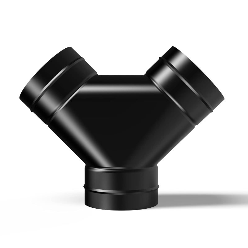 AC Infinity 3-Way Duct Splitter, 4 x 4 x 4” Exhaust Pipe Splitter Y Connector, for Indoor Growing Tents Dryer Vent Hoses - Image 3