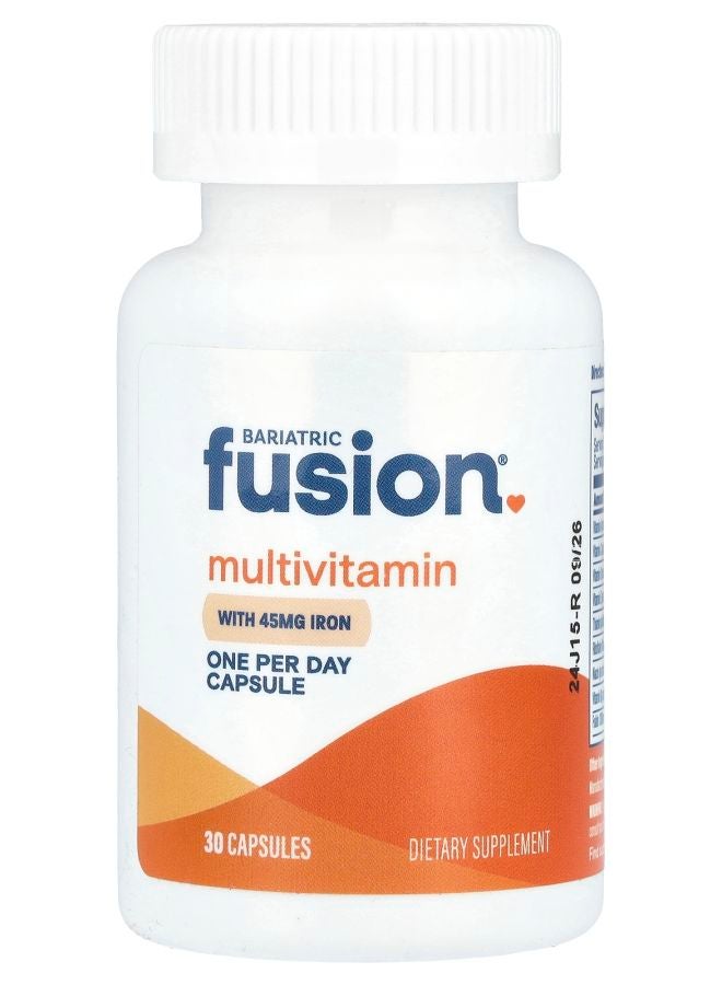 Bariatric Fusion فيتامينات متعددة مع الحديد 30 كبسولة