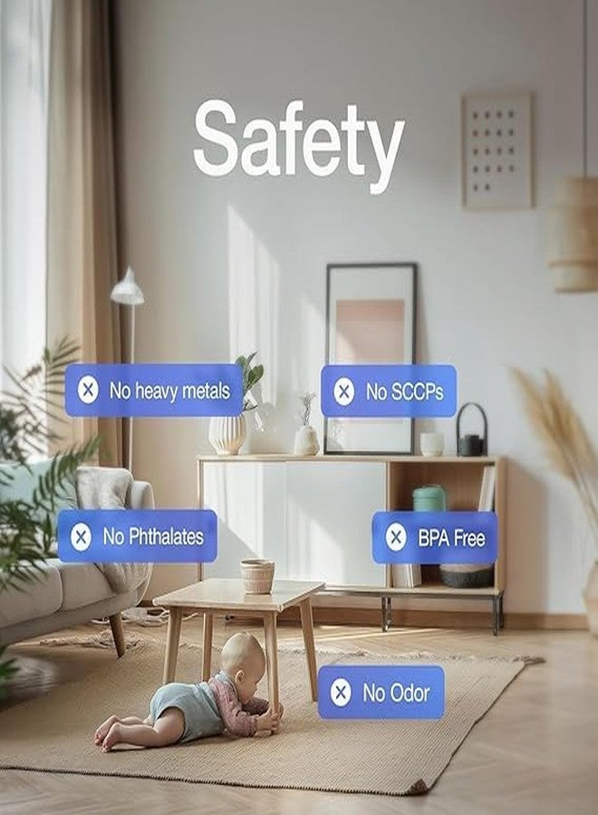 MITVIK Baby Corner Guards - Transparent Edge & Corner Protectors with Pre-Taped Adhesive - Soft, BPA-Free Safety Cushions for Furniture, Tables & Sharp Edges (10) - Image 4