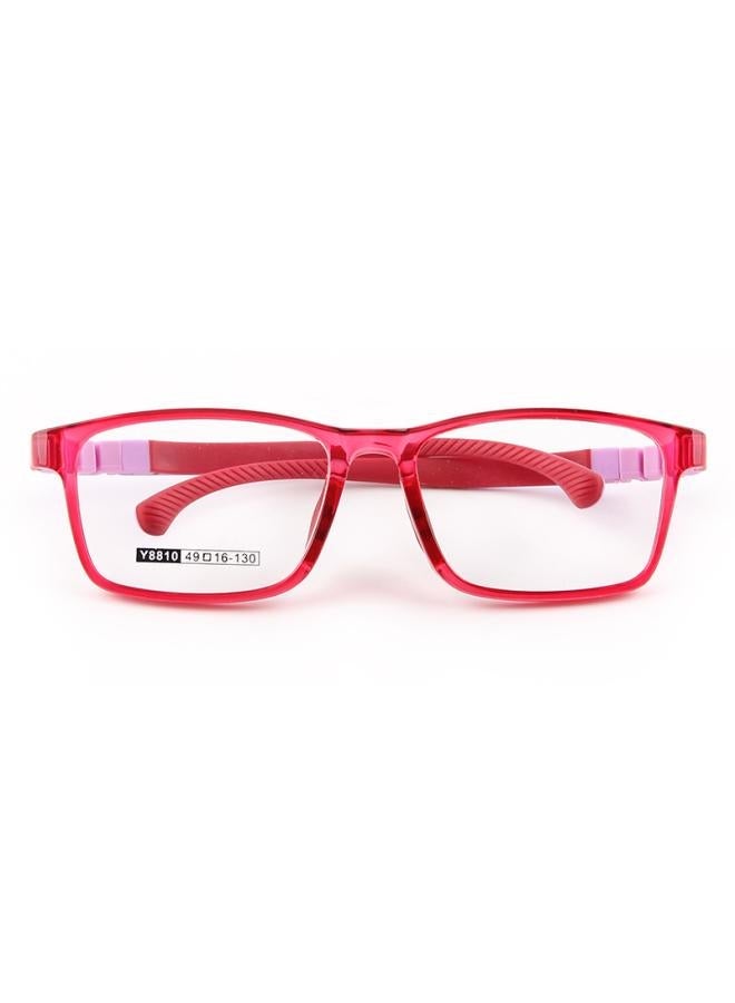 نيبمينينت Large Children's Glasses Boys And Girls 0- 4 Years Old Rectangular Silicone Elastic Middle School Student Sports Plain 