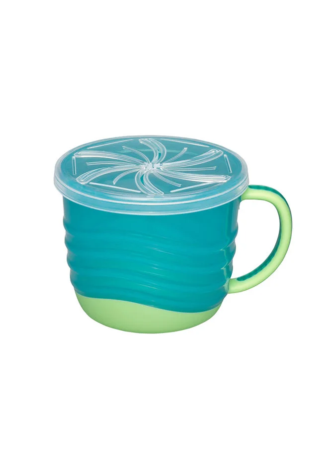 nip 2-in-1 Snack Box Green -250ml