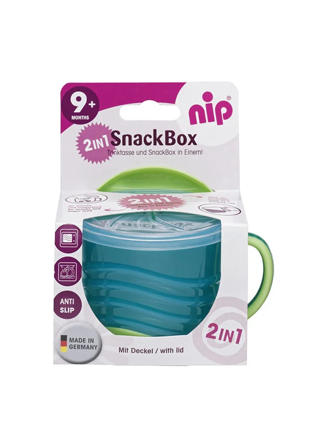 نيب 2-in-1 Snack Box Green -250ml