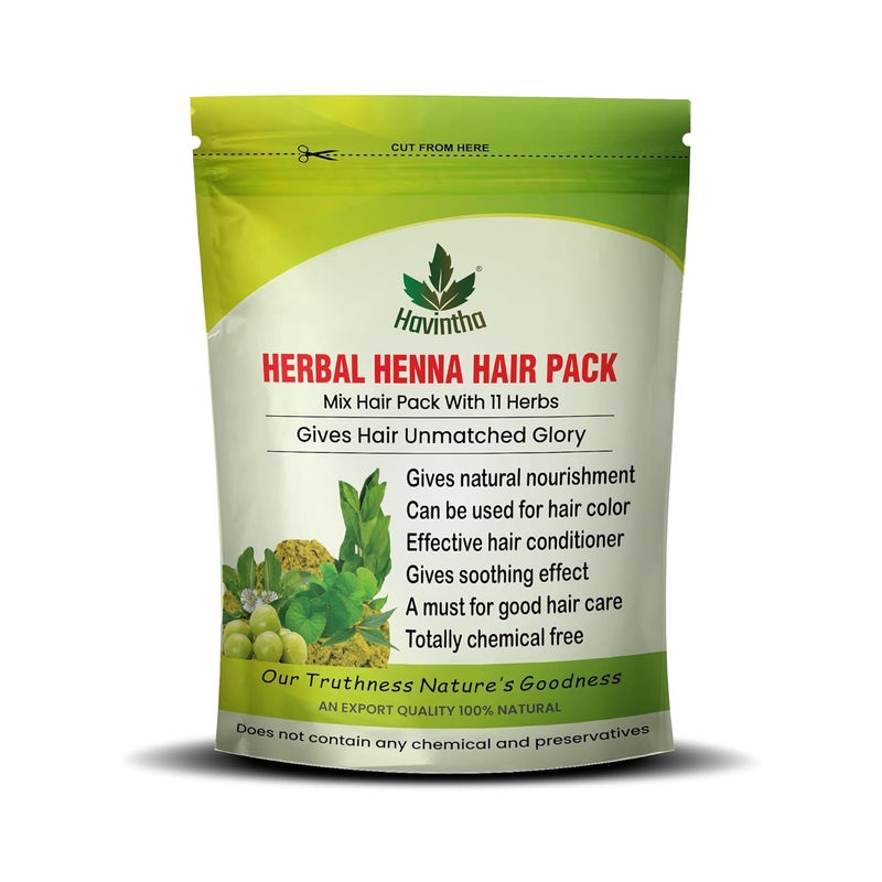 Havintha Amla Reetha Shikakai Methidana Powder Shampoo And Herbal Henna Powder 227g227g - Image 4