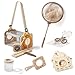 ibwaae Wooden Bug Catcher Kit for Kids 38 10PCS Durable Outdoor Explorer Kit with Magnifying Glass Net STEM Guide Catch Release Adventure Set for Backyard Camping - Image 3