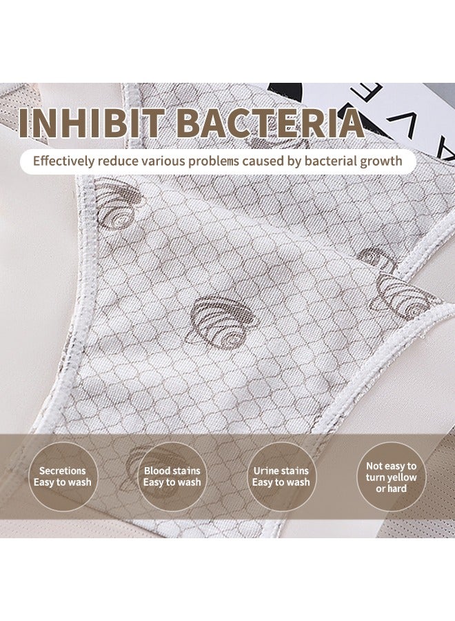 Women's 5 Pack Ribbed Briefs Soft Stretchy Mid Waist Breathable Panties, Ideal for All-Day Comfort  - Image 3