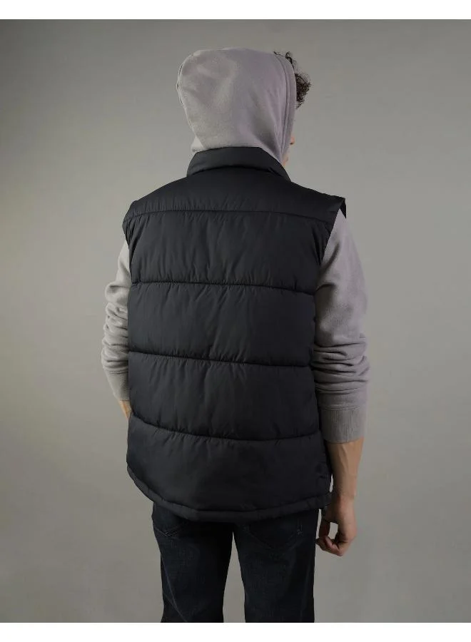 American Eagle Zip Through Puffer Jacket