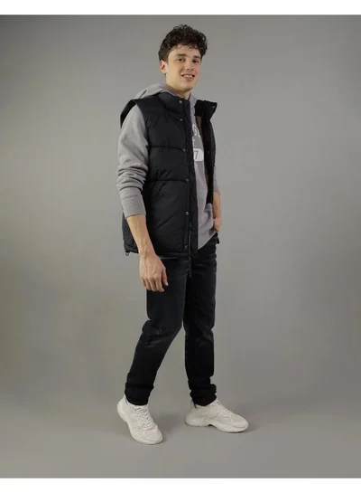 American Eagle Zip Through Puffer Jacket