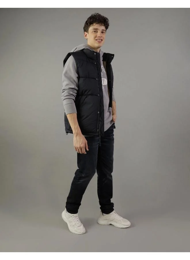 American Eagle Zip Through Puffer Jacket