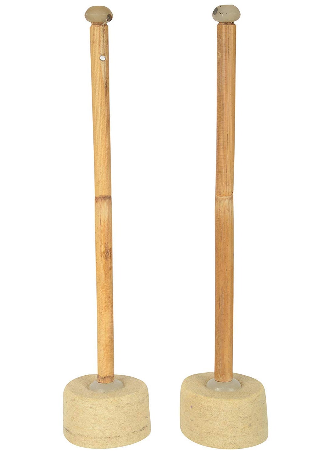 SM'SAI MUSICALS SAI Musical Drum Beater Beige Pack of 2  - Image 1