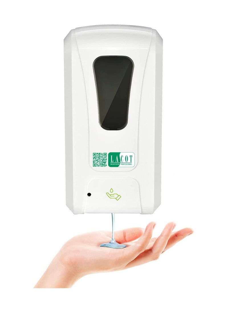 LACOT GENERAL TRADING LLC - Automatic Hand Sanitizer Dispenser, Touch Free, Refillable, 1000 ML Capacity for Bathroom, Kitchen, Office, Hospitals, School. - Image 1