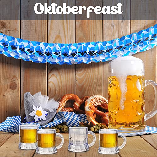 Breroa 48 Pieces Mini Beer Mug Shot Glasses, 1 Ounce Mini Plastic Beer Mugs with Handles, Clear Reusable Stein Tasting Glasses for Drinking Festival Party Barbecue Wedding - Image 5